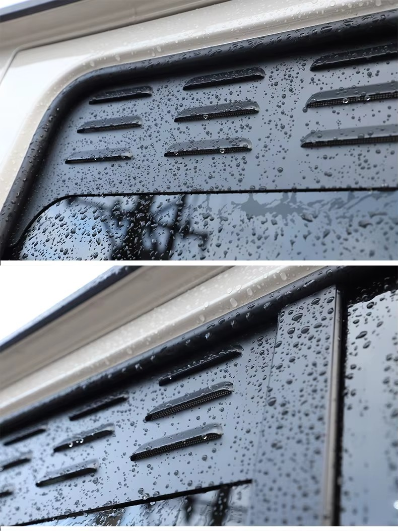 INEOS Grenadier (2020–2024) Aluminum Alloy Rear Side Window Ventilation Panels – Black Car Accessories