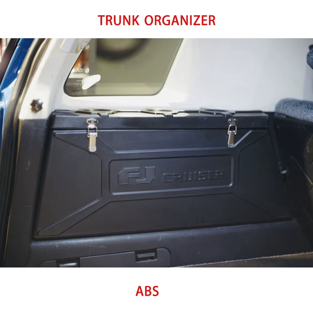 Toyota FJ Cruiser Trunk Side Storage Box – Aluminum or ABS Organizer for Rear Cargo Area