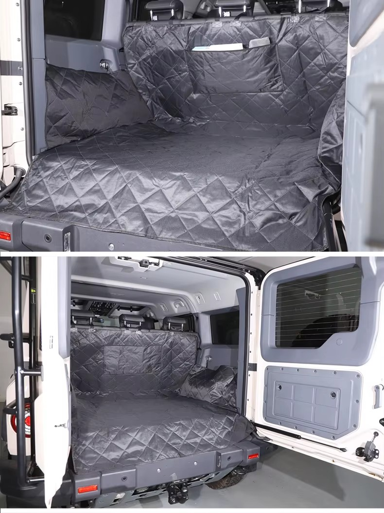 INEOS Grenadier (2020–2024) Rear Seat Cover & Trunk Pet Protector | Black Hammock Cargo Mat