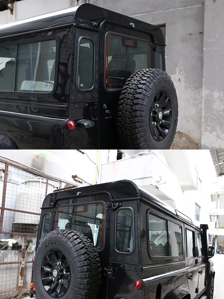 2004-2018 Land Rover Defender 90/110/130 2004–2018 Aluminum Rear Side Window & Body Trim Covers – 11 Styles