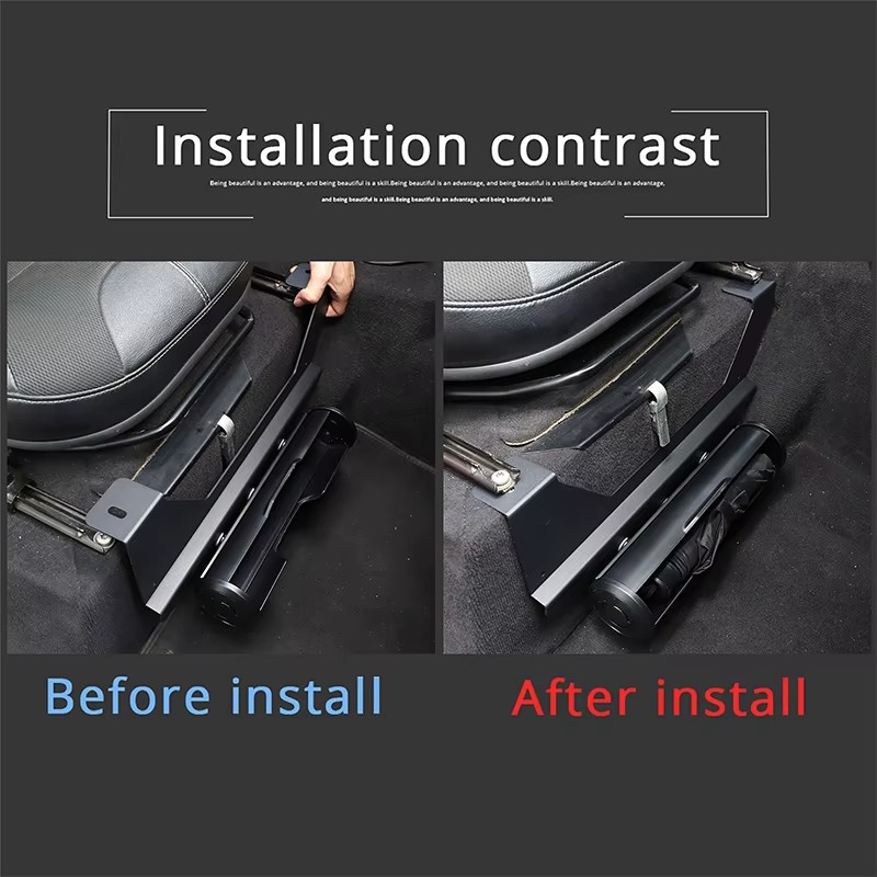 2004-2018 Land Rover Defender 90/110/130 (2004–2018) Car Seat Storage Bracket – Umbrella, Toolbox & Fire Extinguisher Holder