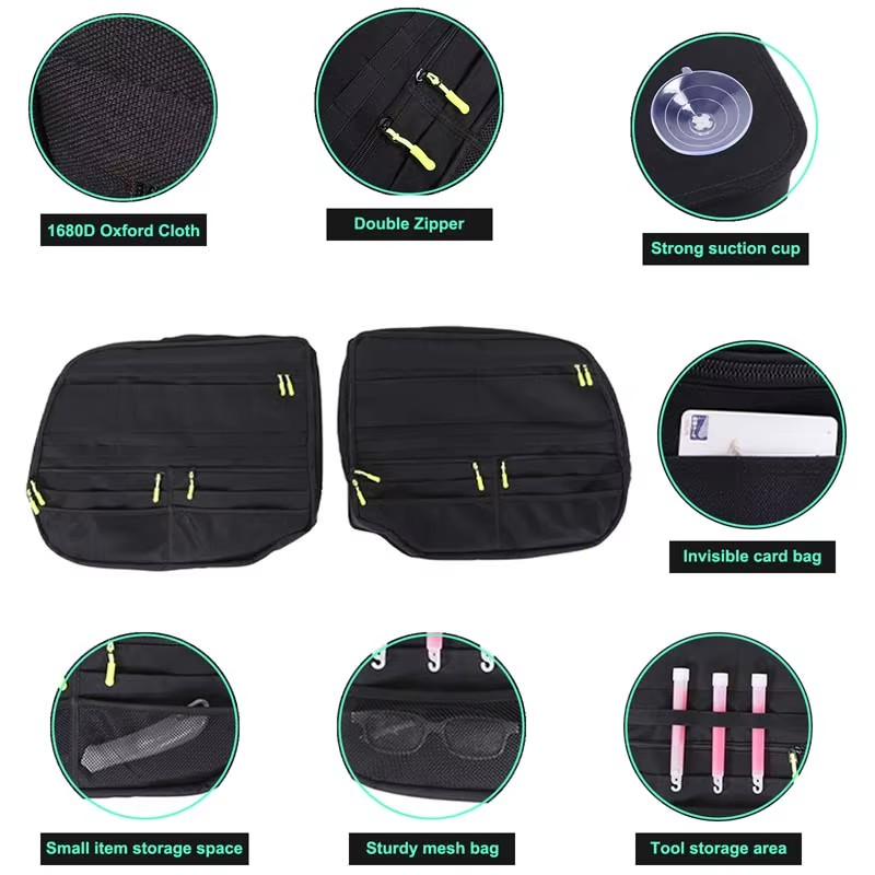 2010–2017 Lexus GX460 / Toyota Prado J150 Rear Tail Door Window Hanging Bag – Oxford Cloth Car Storage Organizer