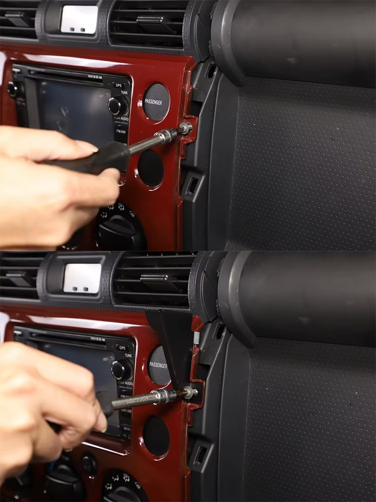 Toyota FJ Cruiser Aluminum Alloy Central Control Dashboard Phone Holder – Car Interior Accessory