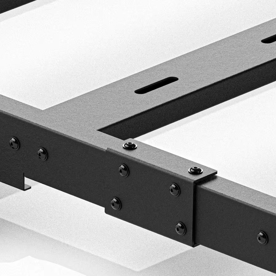 2021-2025 Ford Bronco 4dr Hardtop Heavy-Duty Full-Size Roof Rack Cargo Platform– 900 lb Load Capacity with Integrated LED Lights