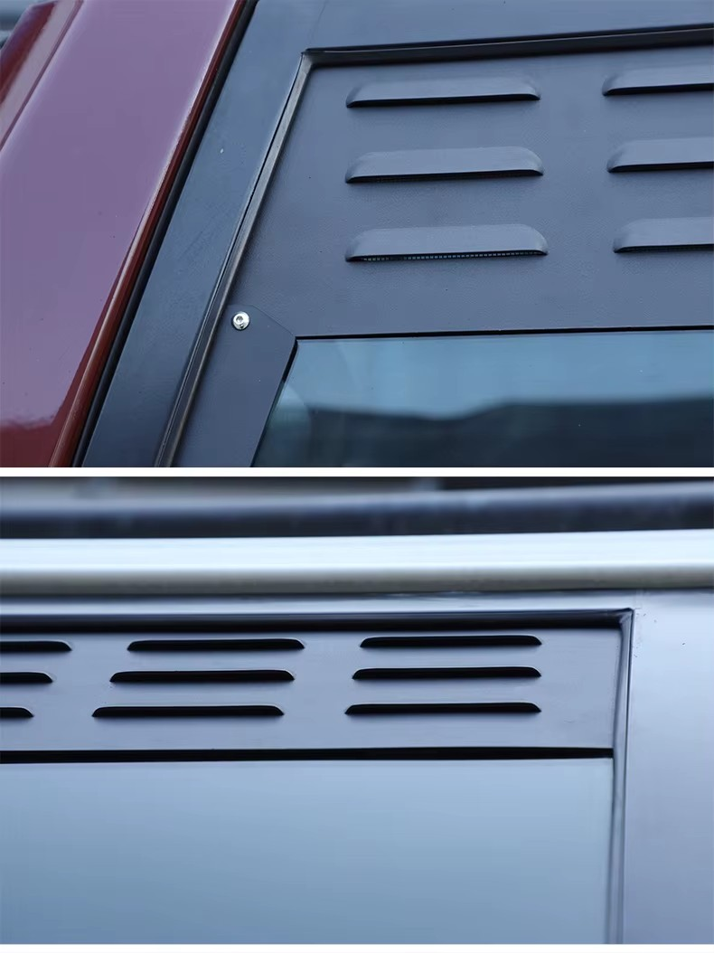 Toyota FJ Cruiser Front Window Louvers – Aluminum Alloy Air Vent Covers
