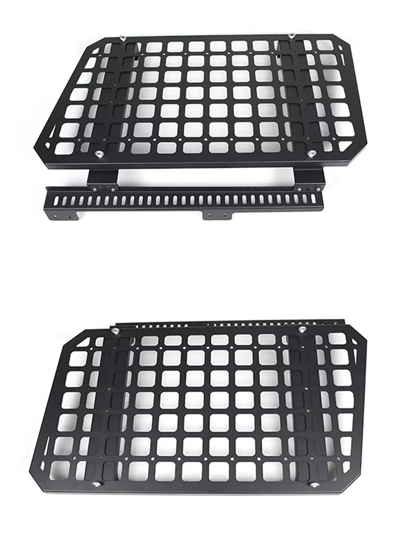 Hummer H2 2003–2009 Rear Window Armor MOLLE Panel | Aluminum Exterior Storage Rack