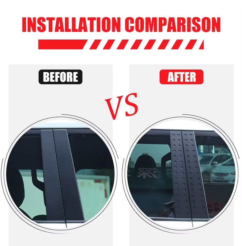 2024+ Toyota Land Cruiser Prado 250 LC250 Aluminum Alloy Rear Window Honeycomb Panel