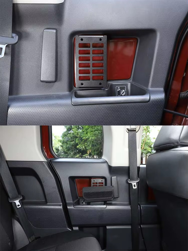 Toyota FJ Cruiser Aluminum Alloy Interior Door Storage Shelf – Hanging Rack Organizer