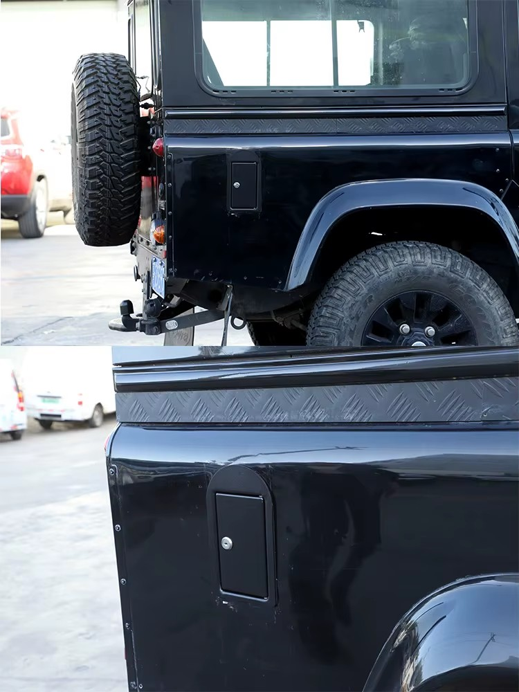 2004-2018 Land Rover Defender 90/110/130 2004–2018 Aluminum Alloy Fuel Tank Cap with Key Lock Cover