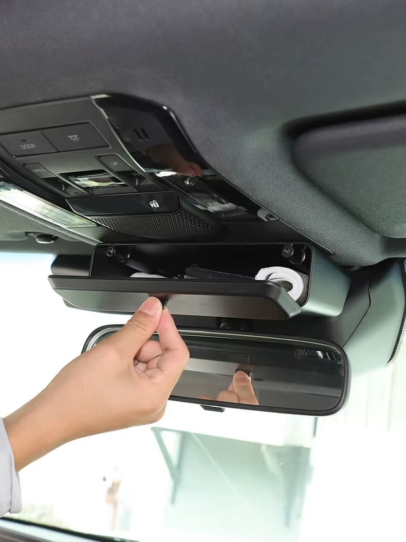 Toyota Land Cruiser Prado 250 LC250 2024+ ABS Rearview Mirror Multi-Function Storage Box