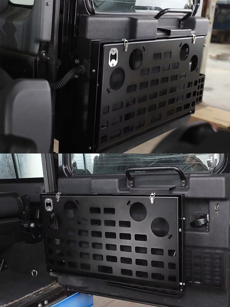2007-2025 Land Rover Defender 110 Tailgate Tray Rack - Foldable Aluminum Alloy Cargo Rack