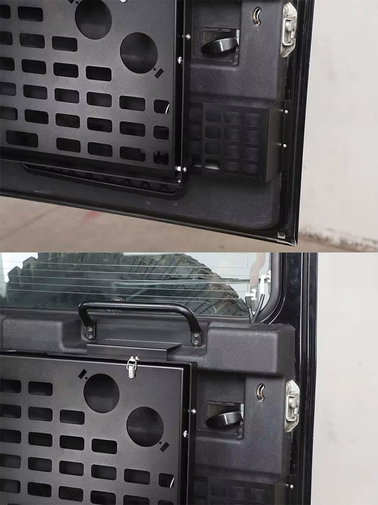 2007-2025 Land Rover Defender 110 Tailgate Tray Rack - Foldable Aluminum Alloy Cargo Rack