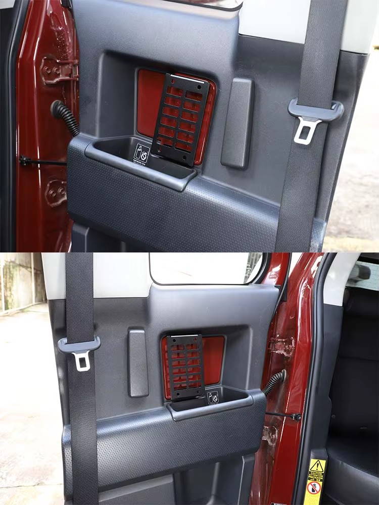 Toyota FJ Cruiser Aluminum Alloy Interior Door Storage Shelf – Hanging Rack Organizer