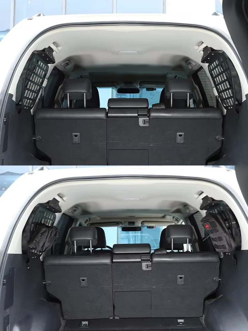 2010-2023 Lexus GX460 / Toyota Land Cruiser Prado FJ150 Rear Trunk Side Window Panels or Shelf – Aluminum Alloy Organizer
