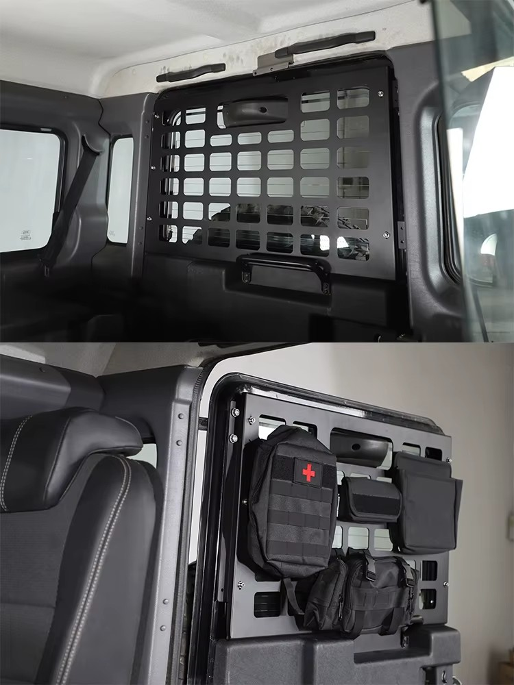 2004-2024 Land Rover Defender 90/110/130 2004–2024 Aluminum Tailgate Luggage Support & MOLLE Storage Panel