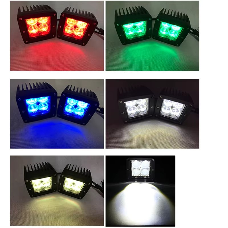 5D Offroad LED Light Bar – Curved / Straight | Spot & Flood Combo, RGB, Bluetooth App Control