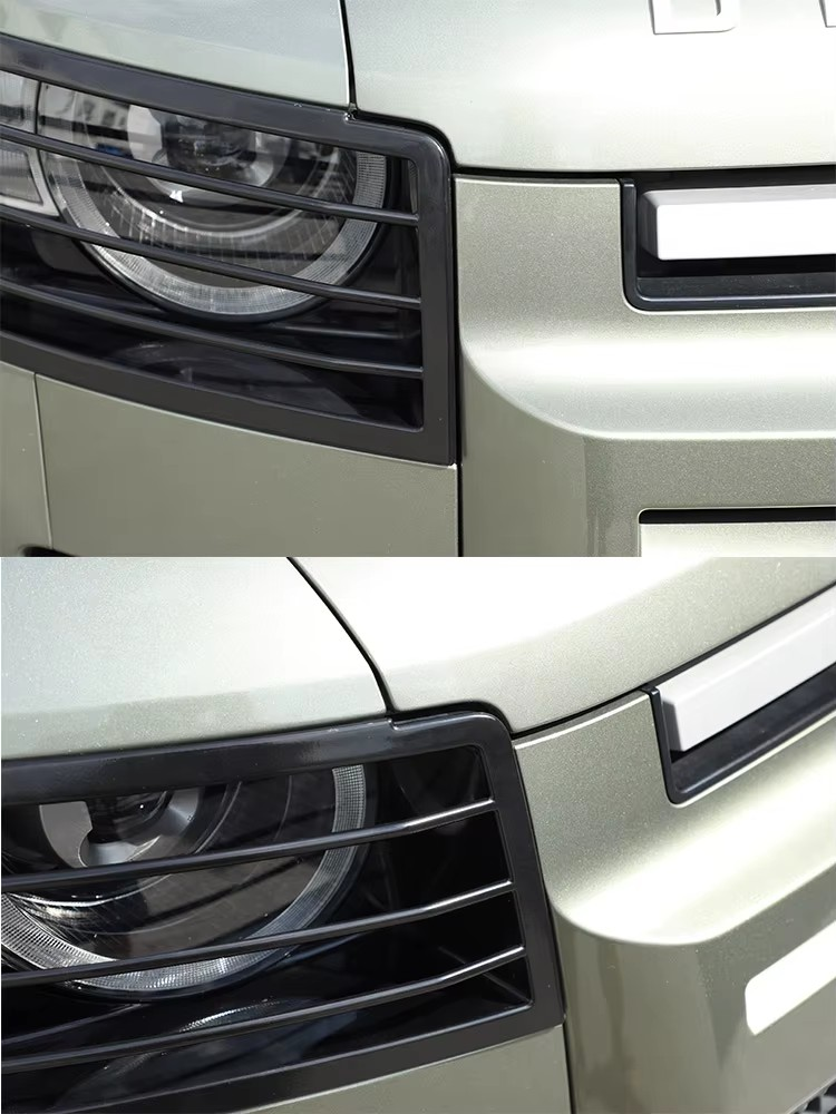 2020–2025 Land Rover Defender 110 2020–2024 Headlight Guard | Stainless Steel Lampshade Protection Net