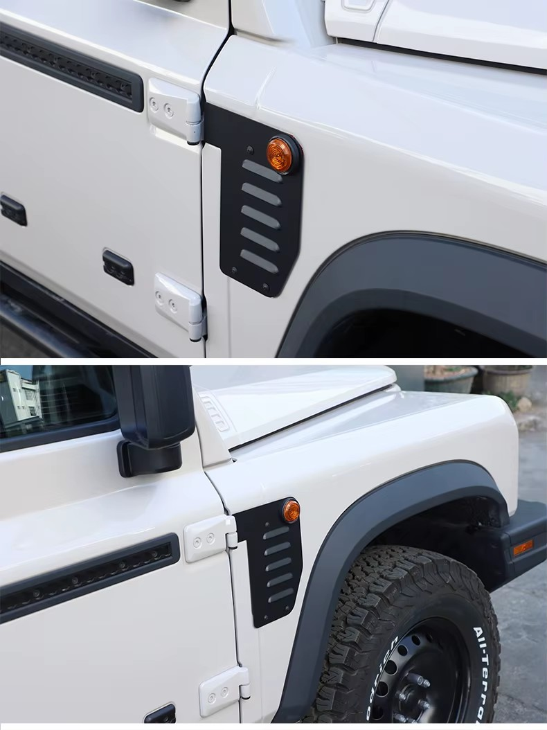 INEOS Grenadier (2020–2024) Aluminum Alloy Side Fender Louver – Black Decorative Exterior Cover